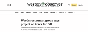 Weston Observer Article